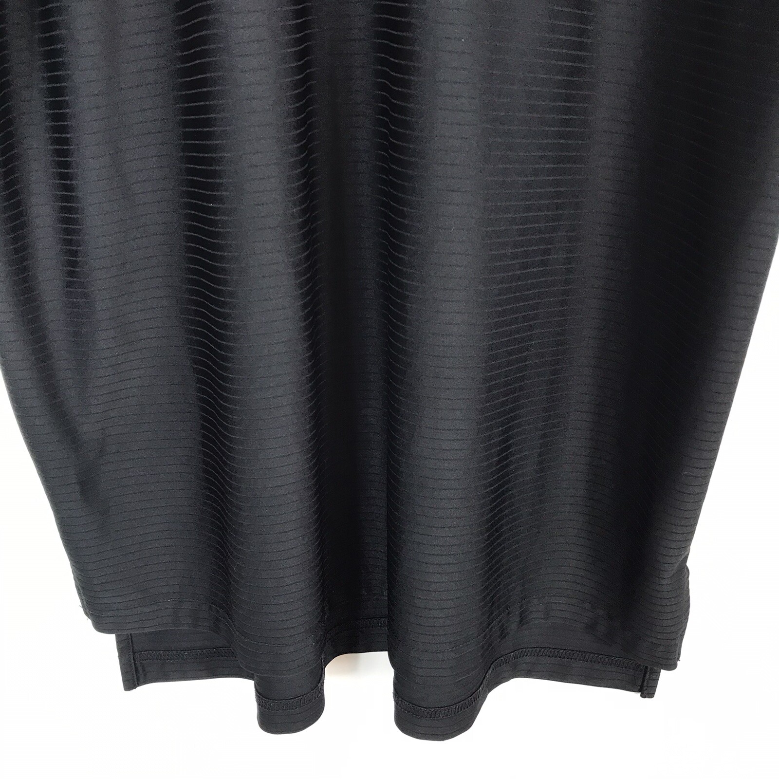 Men's Byron Nelson Basic Collared Solid Black Str… - image 4