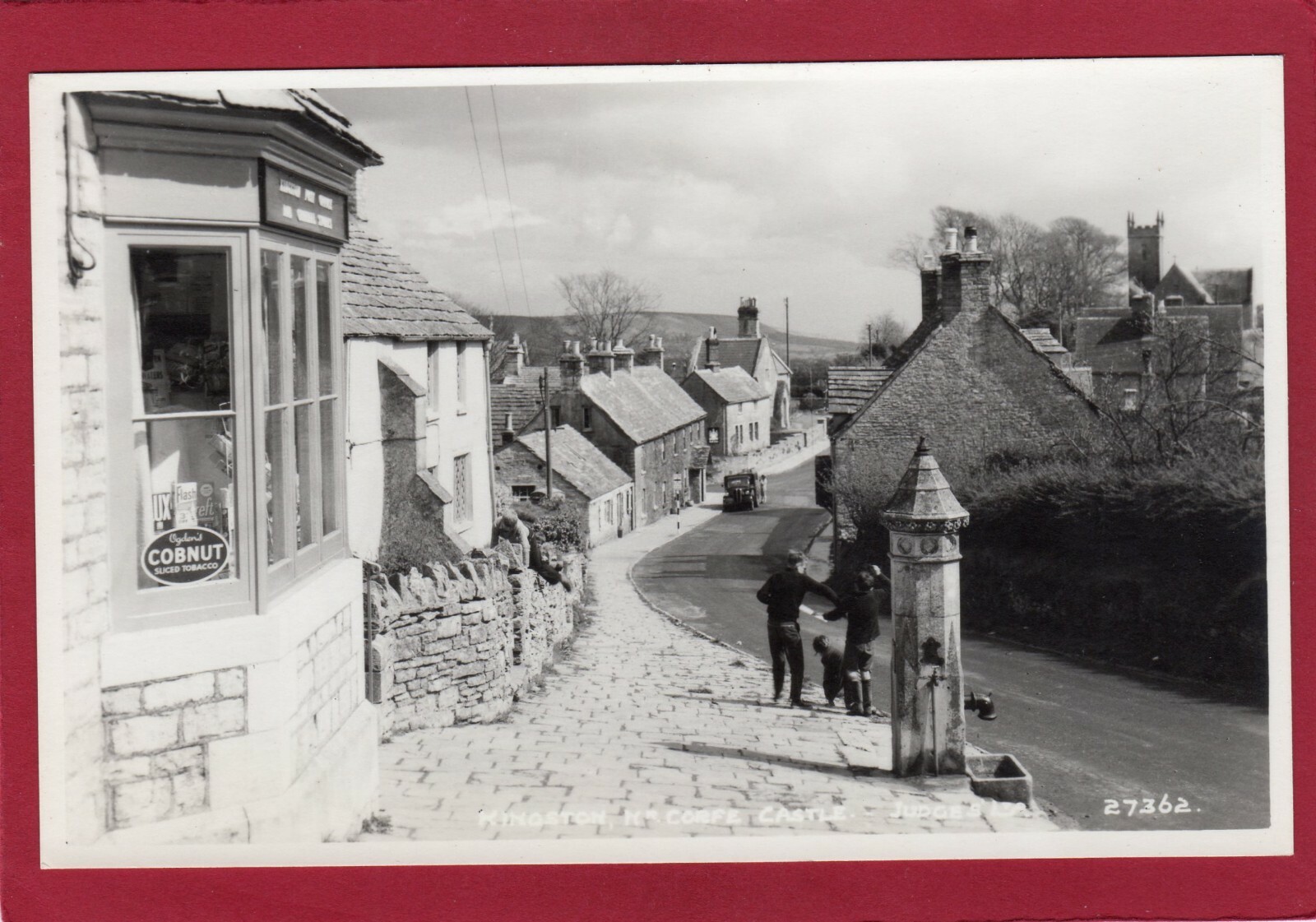 Kingston Post Office Nr Wareham Corfe Castle RP pc unused Judges AQ654