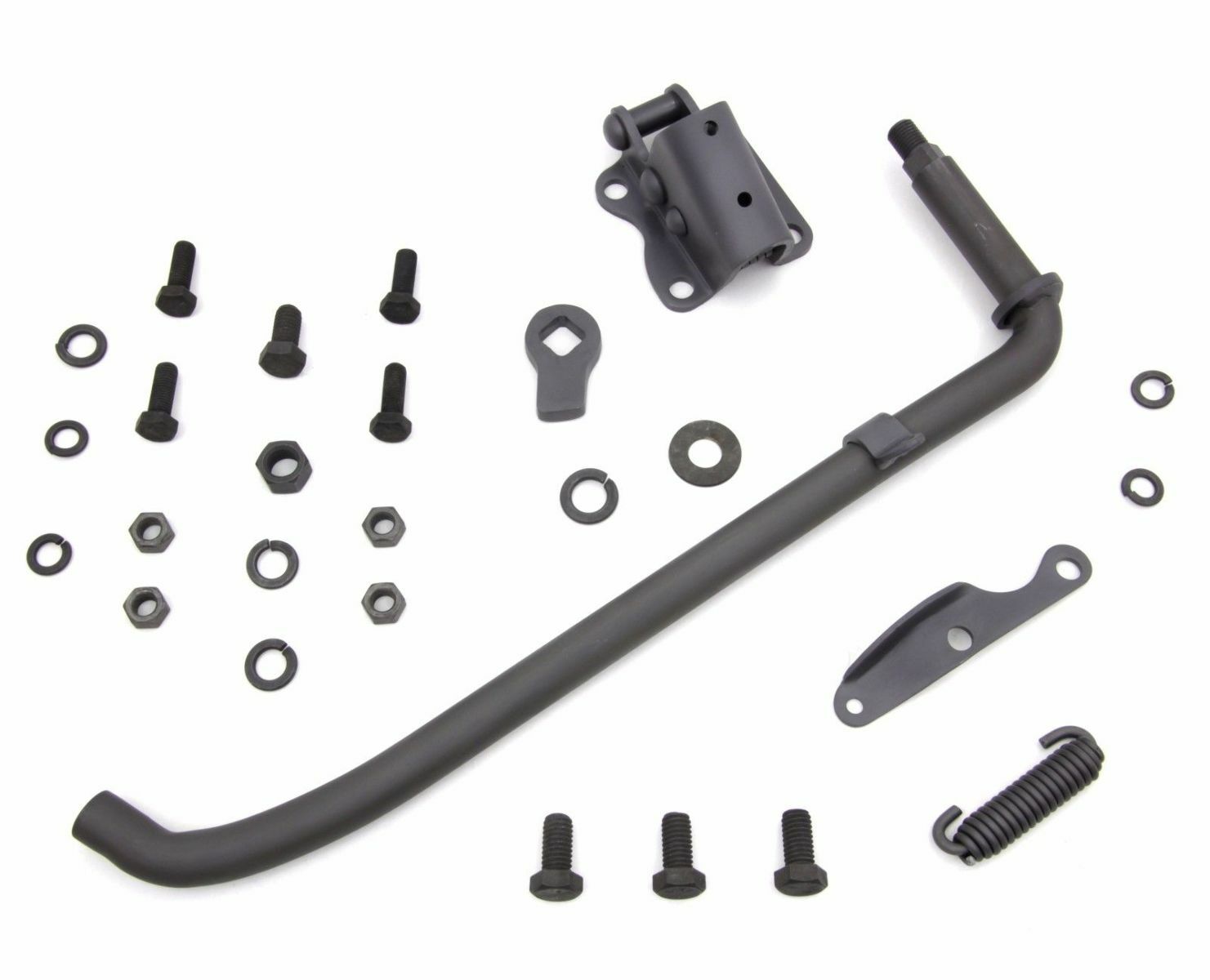 Parkerized Jiffy Kickstand Assembly Replica Panhead Knucklehead Shovel