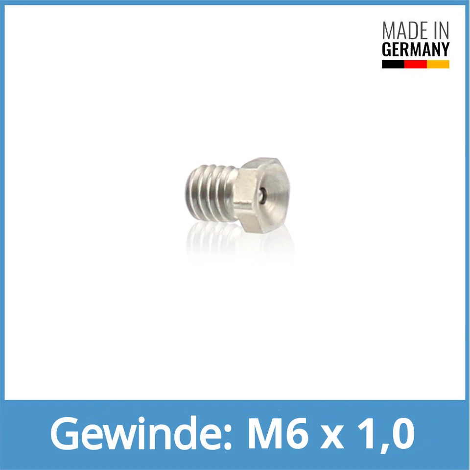 DIN 3405 (D1) M6 x 1,0 Edelstahl V2A Trichterschmiernippel Schmiernippel - Bild 1 von 1