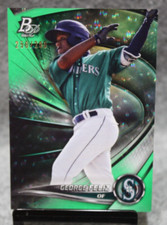 2022 Bowman Platinum Emerald Ice George Feliz Prospect #TOP-77 Mariners 256/299