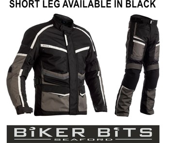 Grey MaxTex Textile Motorcycle Jacket 
