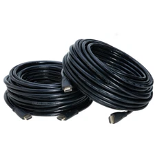 Pack of 2 x 4K 2.0 HDMI Cable Gold Plated Cord Ethernet 18Gbps Home 1FT-50FT LOT