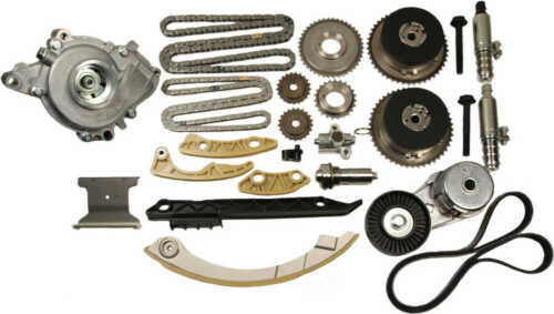 Engine Timing Chain and Accessory Drive Belt Kit with Water Pump 9-4201SB1K6 - Picture 1 of 6