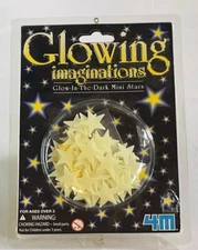 60 Glow In The Dark Mini Stars NIP 2004 Nostalgic Decor Ceiling And Walls ⭐️