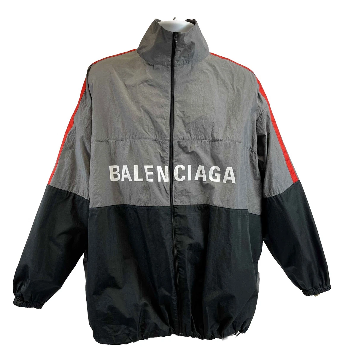 Aggregate 127+ balenciaga zip up logo jacket latest jtcvietnam.edu.vn