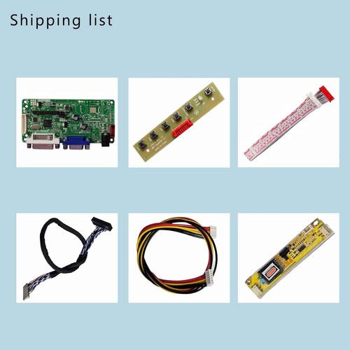 DVI VGA LCD Controller Board For 12.3inch 1280x480 LQ123K1LG03 LCD Display - Picture 4 of 5