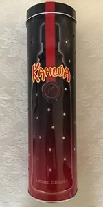 Vintage Kahlua Light Up Gift Tin 2004 Limited Edition