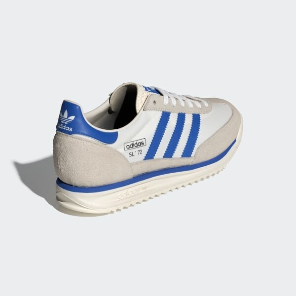 靴 adidas Originals SL72 RS Blue CreamWhite adidas Originals SL 72 RS Chalk White Blue Men Unisex Casual Shoes