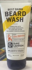 Duke Cannon Supply Co. Best Beard Wash, 6oz / Made with Natural and Organic