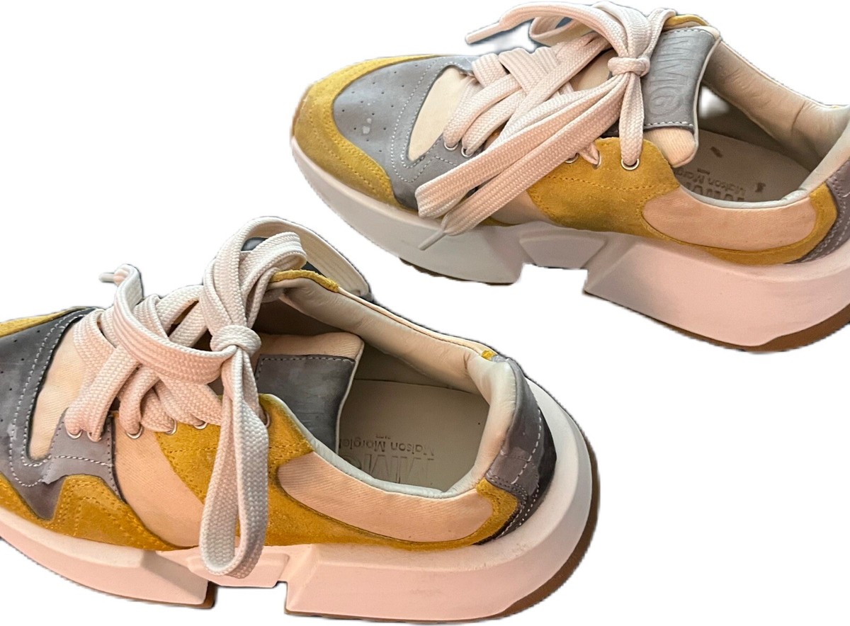 MM6 Maison Margiela Classic Chunky Platform Suede Sneakers