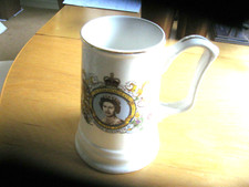 weatherby england falcon ware tankard Queen Elizabeth II 1977 silver jubilee