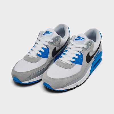 Nike Sneaker Air Max Blue Grey Nike Air Max 90 Casual Shoes White