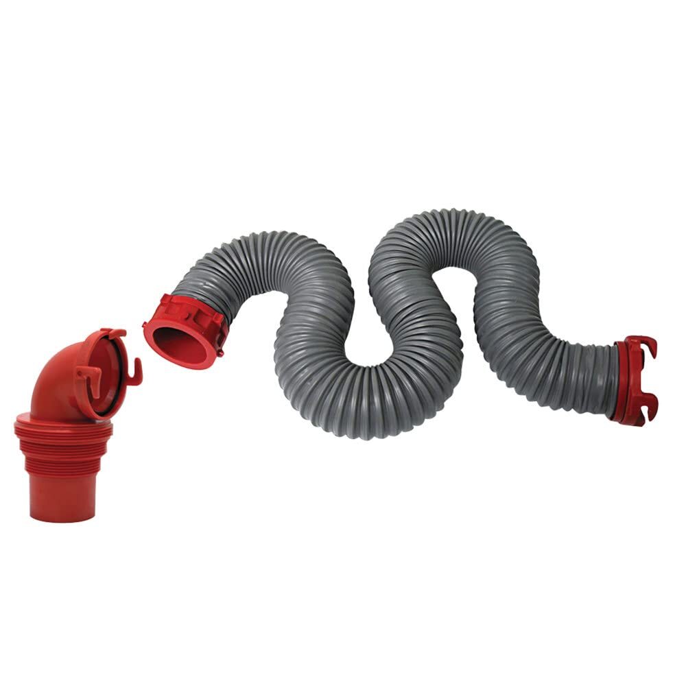 Valterra Viper 15-Foot RV Sewer Hose Kit Universal Sewer Hose for RV Camper