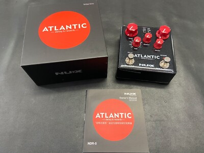 NUX Atlantic Delay and Reverb Pedal w/ Tap Tempo. New