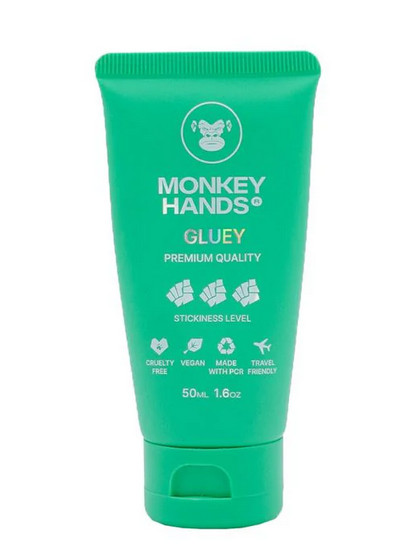 Magnésie liquide Monkey Hands Gluey Vert en format voyage de 50ml