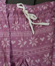 New  Pj Salvage Hearts Pajama Pants ONLY  Relaxed Fit Medium M