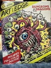 Crayola Art with Edge, Dungeons Dragons Coloring Pages, 28 pgs DnD Poster