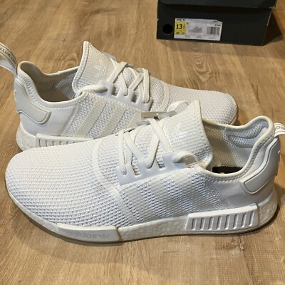 Adidas Originals Nmd_r1 Brand D96635 White Gum Running Shoes Mens Size 6 Adidas Originals NMD_R1 BRAND NEW D96635 White Gum Running  main image 4
