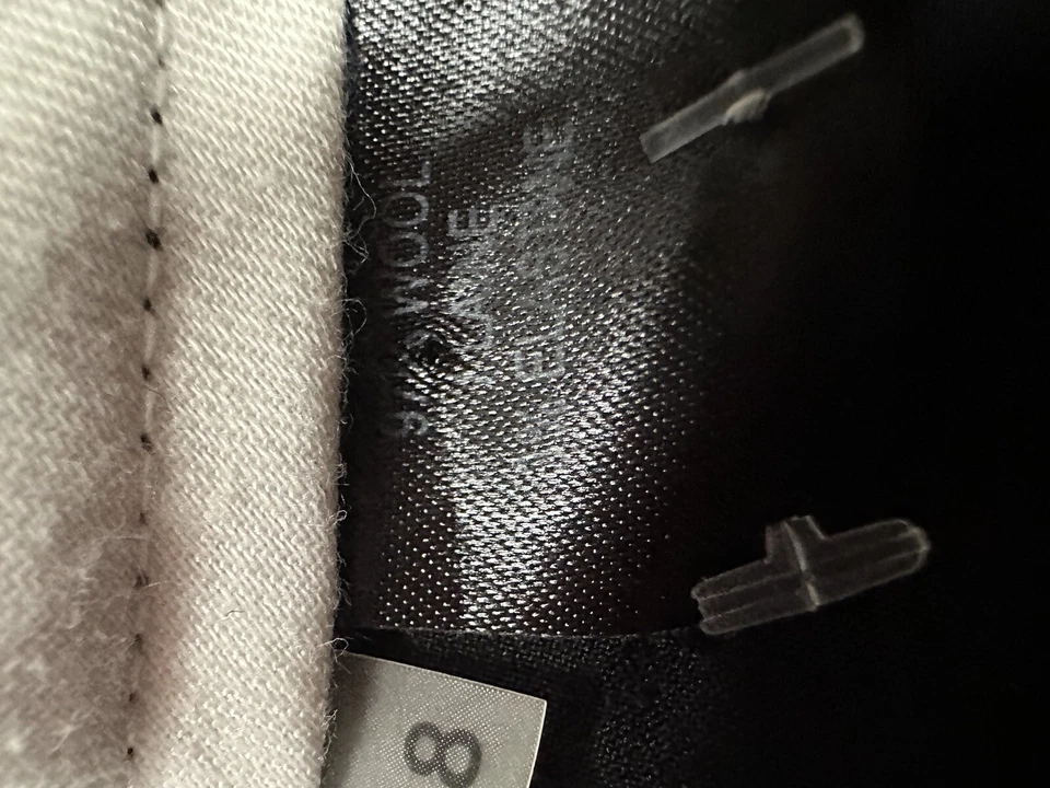 Tahari Women's Woollen Black Trousers US Size 8 UK Size 12 - Image 4 of 4