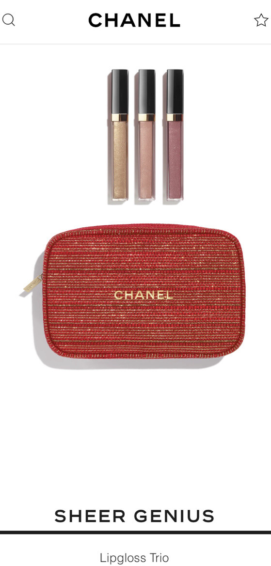 chanel gloss trio