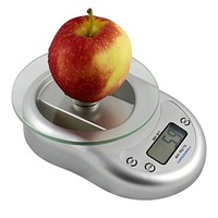 Woodsam Kitchen Scale, Silver Digital Electronic Food Or Postal Glass Weighing W on sale Woodsam Kitchen Scale, Silver Digital Electronic Food Or Postal Glass Weighing W on sale