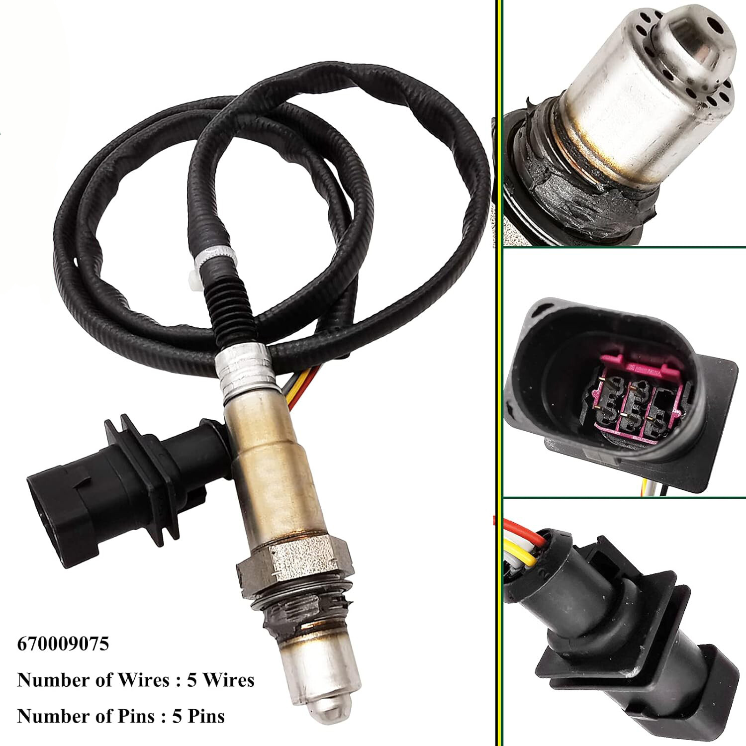 Set of 2 Upstream Oxygen Sensor For Maserati Ghibli Levante Quattroporte 2013-20