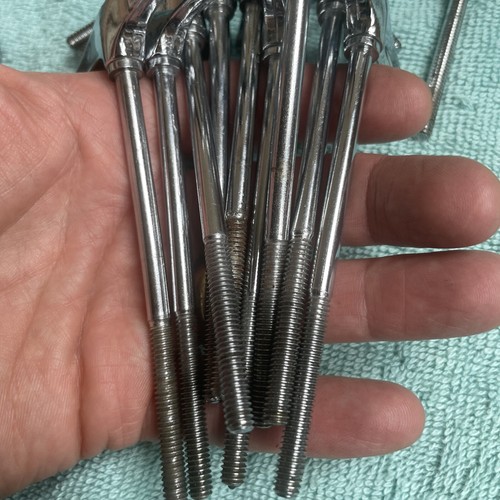 One Vintage 70s Ludwig Bass Drum T Tension Rod - 3 7/8” (4 5/8” tip to tip) - Picture 12 of 14