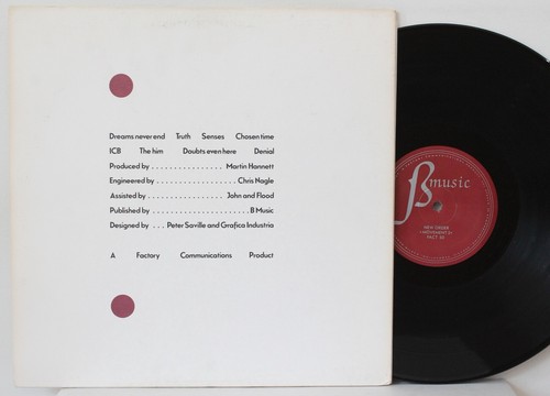 New Order LP "Movement" Factory FACT.50 ~ Original '82 ~ NM Joy Division - Picture 2 of 2