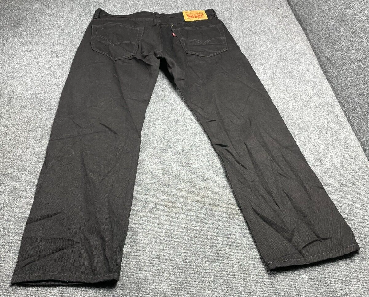 Levi's 505 Denim Men’s Blue Jeans Regular Straight Leg Medium Wash Size W33 L30