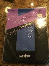 VTG 1980's Parklane Ultra Sheer Pantyhose Royal Blue Sheer-to-Waist Size Small
