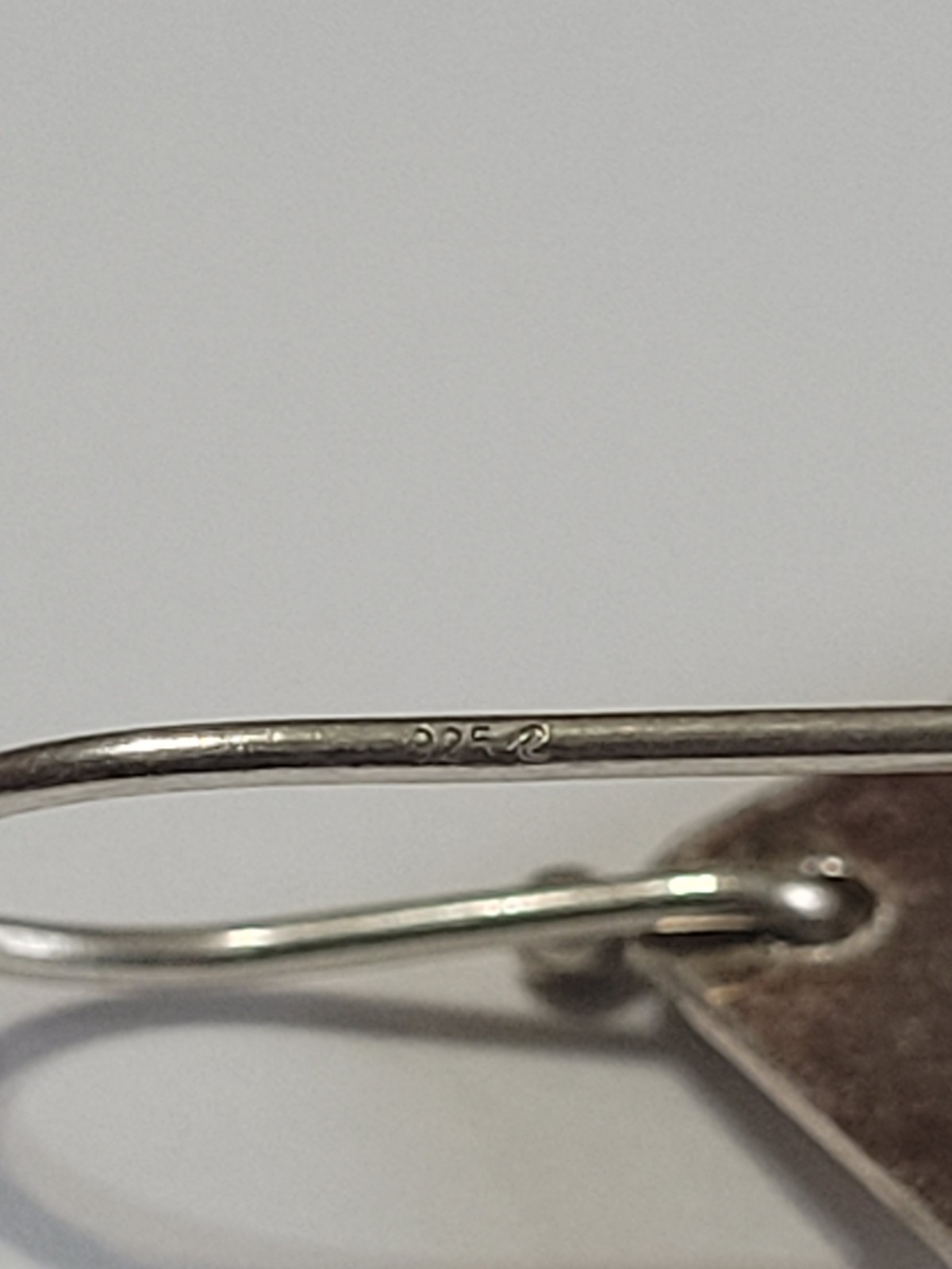 925 Sterling Silver Square Ingots Dangle Earrings… - image 12