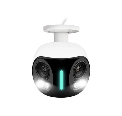 Lorex H20 4K IP Wired Dual Lens Security Camera with Smart Security Lighting