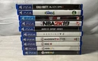 Call of Duty Black Ops III Marvel vs Capcom 10 PS4 Game Lot NBA 2K Madden FIFA