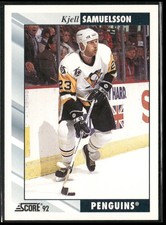 1992-93 Score #195 Kjell Samuelsson