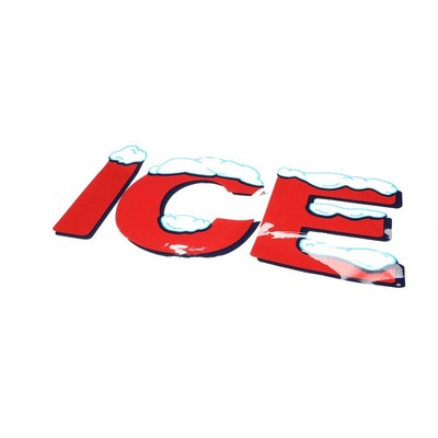 DECAL ICE RED WITH SNOW CAP for AllPoints 8087956