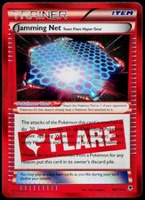Jamming Net Team Flare Hyper Gear 98/119 Holo Rare Phantom Forces Pokemon NM