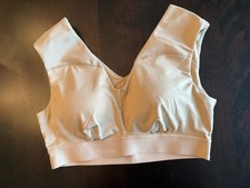 Women's Size Large Tommie Copper Shoulder Support Bra 0991WR Beige