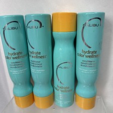4 Malibu C Hydrate Color Wellness Shampoo Conditioner Hair Vegan 9 oz