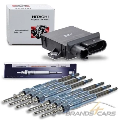 HITACHI STEUERGERÄT GLÜHZEIT+6xBERU GLÜHKERZE FÜR BMW 3-ER E46 E90 5-ER X3 X5 - Bild 1 von 4