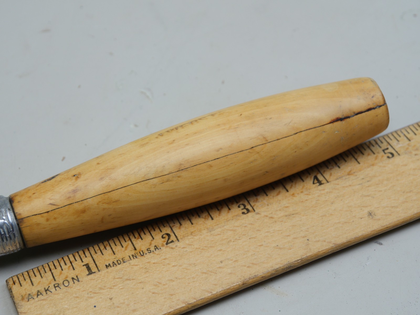 Old tools Vintage Spear & Jackson 1/2" No. 7 sweep straight wood carving gouge