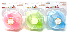 3 Munchkin Formula Dispenser Sealed Blue Green Pink 3 Compartments