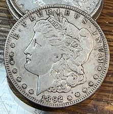 1892-O Morgan Dollar Nice Original XF CHRC