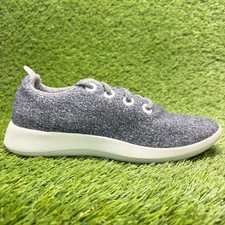 Allbirds Wool Runners Womens Size 10 Gray White Athletic Walking Shoes Sneakers