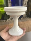 Vintage Westmoreland White Milk Glass Fairy Lamp Pedestal Base ONLY 5"