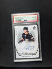 2021-22 SP Authentic Rookie TREVOR ZEGRAS Future Watch Auto /999 PSA 10