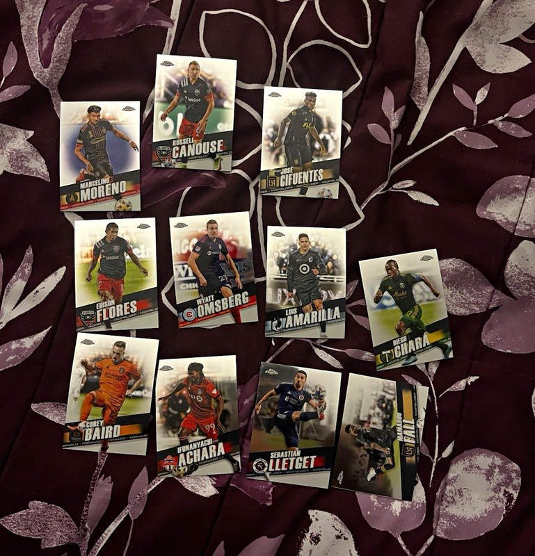 Topps 2022 Chrome MLS Soccer Card Lot 55 Inserts Field Tested Pitch Prodigies
