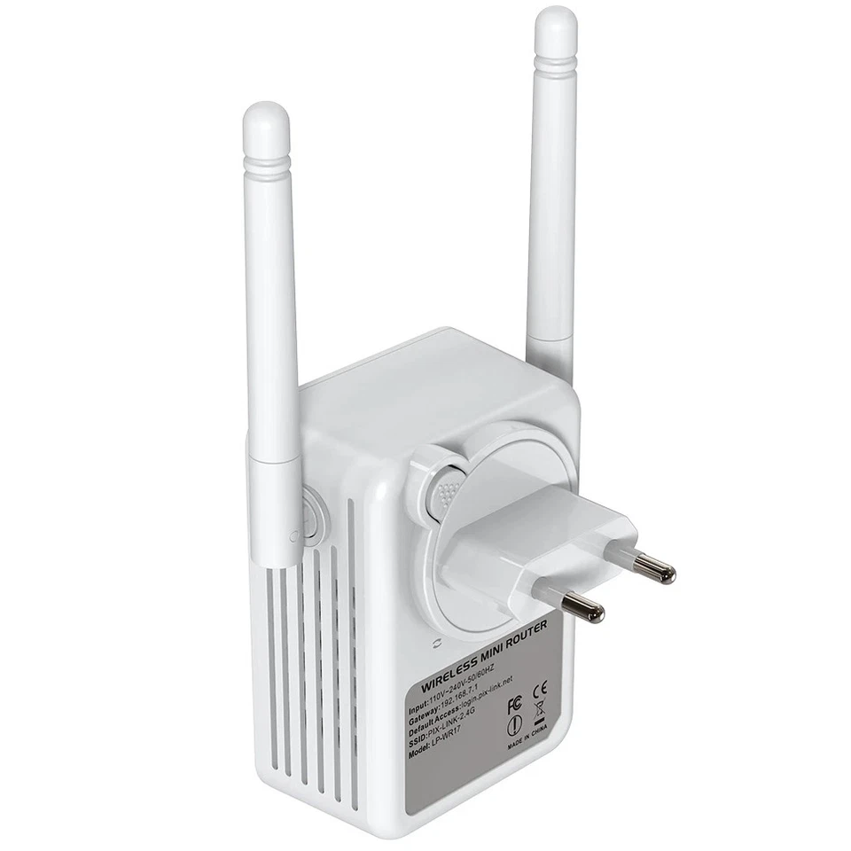 Wifi DuoBoost 300Mbit/s 2.4Ghz WLAN Verstärker WiFi Repeater mit WPS - Bild 4 von 4