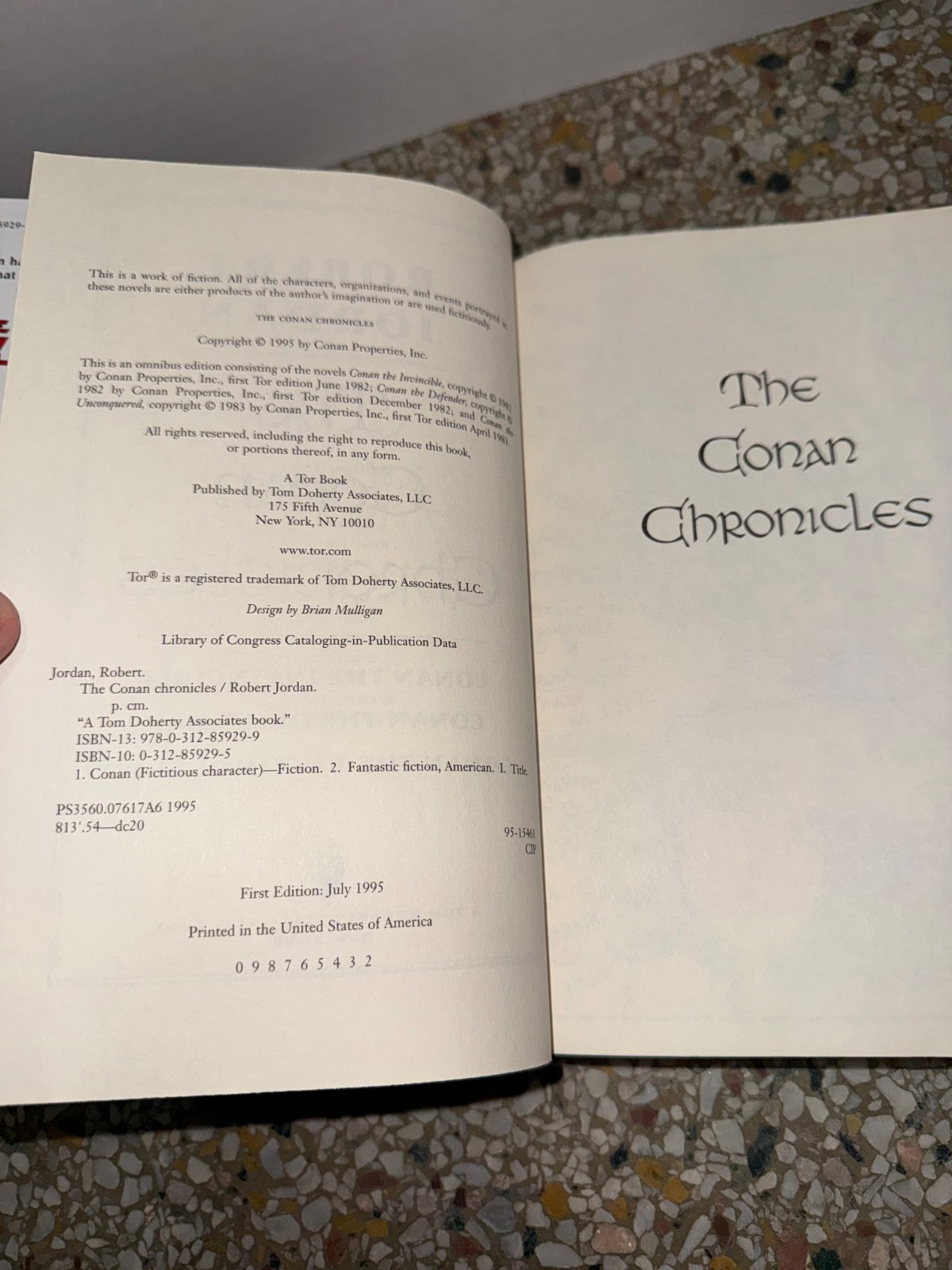 Conan Chronicles by Robert Jordan (1995, Hardcover) thumbnail 6