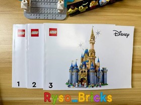 LEGO 43222 Disney Castle Used  with  Instructions Disassembled by Build Steps